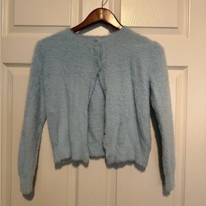 Princess Polly Soft Blue Cardigan